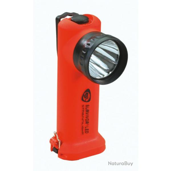 Survivor non certifiee Atex Orange LED luxeon Rechargeable 220v + 12v