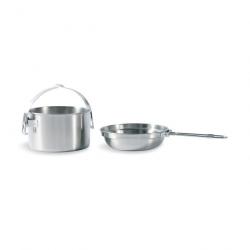 KETTLE - Casserole avec poêle intégré Tatonka - 1L - Acier inox