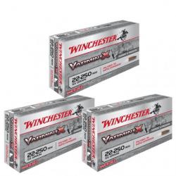 Balles Winchester Varmint X - Cal. 22-250 - Par 3