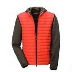 VESTE BLASER REVERSIBLE COUPE-VENT ORANGE-MARRON