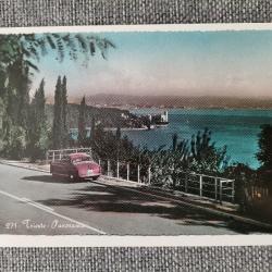 Carte postale Panorama Trieste Italie Lancia B50 Vignale