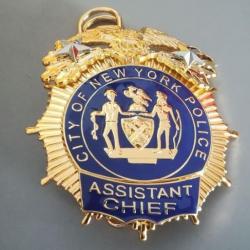 Insigne Assistant chief NYPD