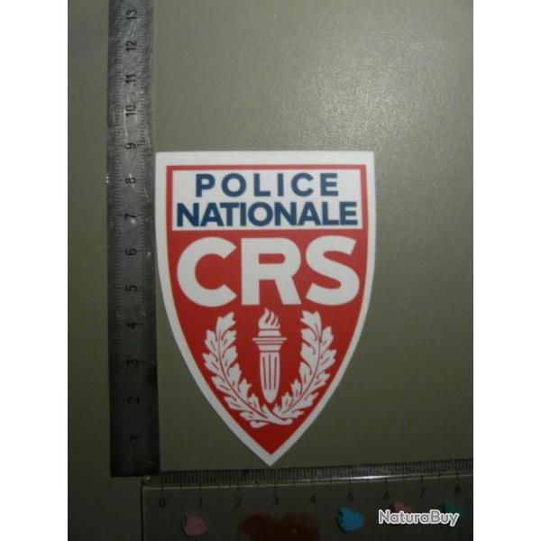 Sticker CRS POLICE NATIONALE