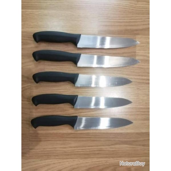 Lot de 5 couteaux de cuisine