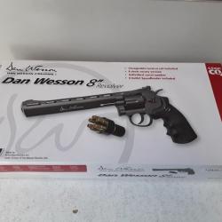 8076 REVOLVER À PLOMBS ASG DAN WESSON 8 CAL4,5BBS CO2 NEUF
