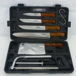 ***VALISE 8 PIECES COUTELLERIE PRADEL EXCELLENCE THIERS FRANCE ref12