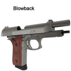 Réplique airsoft pistolet PT92 M9 CO2 (Full auto, Blowback, Full métal)