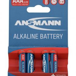 Piles alcalines LR03 AAA - Ansmann