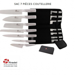 ***SAC 7 PIÈCES COUTELLERIE PRADEL EXCELLENCE THIERS FRANCE W