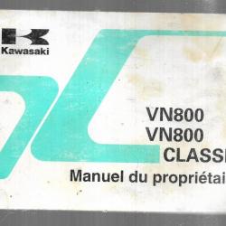 kawasaki vn800 vn800 classic manuel du propriétaire