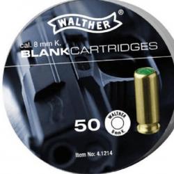 Munitions 8mm PAK Walther x50