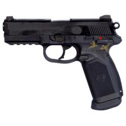 Pistolet FN FNX-45 Civilian Noir GAZ blowback et full métal cal.6mm "Offerts Billes 6mm + Holster"