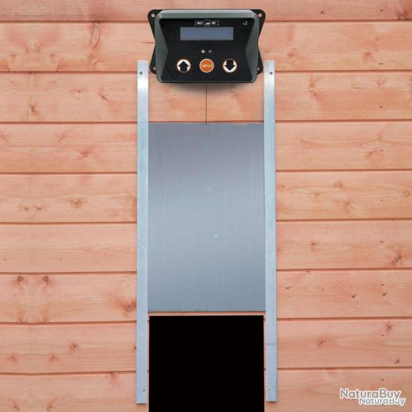 Kit porte automatique poulailler breed safe V2 + trappe poule