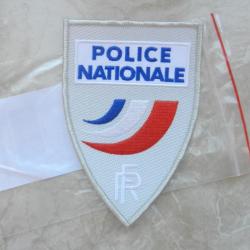 Insigne badge tissu Police Nationale France grand modèle