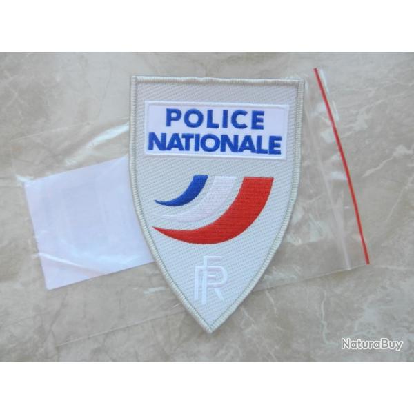 Insigne badge tissu Police Nationale France grand modle
