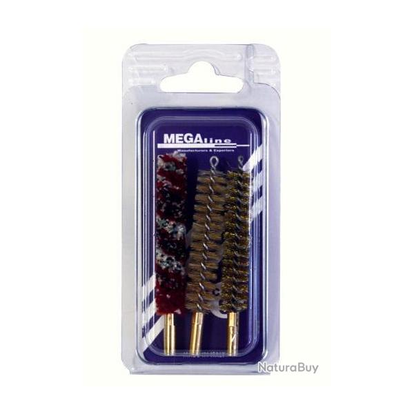 3 brosses de nettoyage pour Fusil CALIBRE 24 QUANLITE MEGALINE