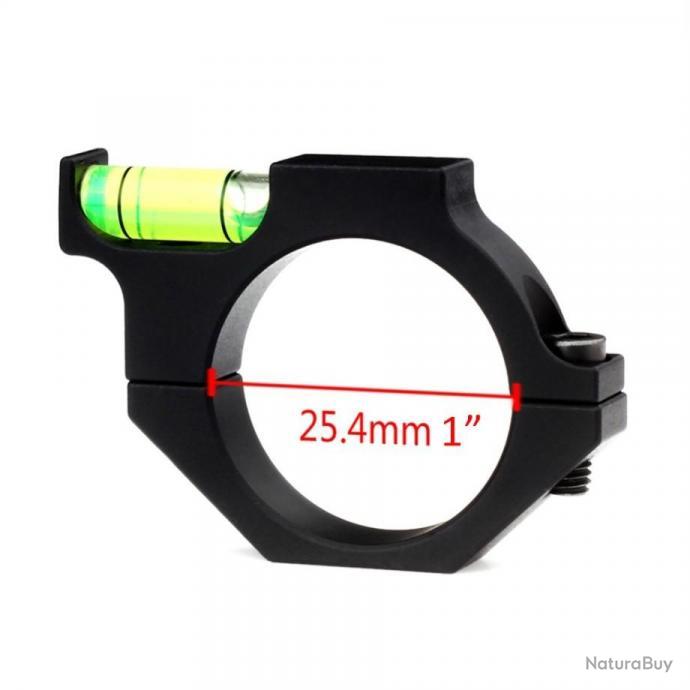 25,4 mm utilisés pour Le tir et la Chasse Mangobuy Niveau à Bulle pour Tubes de Lunette de visée de 30 mm 