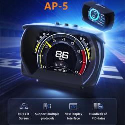 Display GPS 2-Systems+Inclinometer Smart Gauge RPM Tachymètre Odomètre Turbo/Turbine Pression