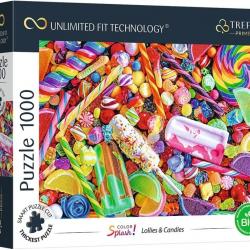 Grand Puzzle Bonbons acidulés de 1000 pièces Jeux pour Adultes et Enfants à partir de 12 ans