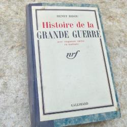 HISTOIRE DE LA GRANDE GUERRE - H. BIDOU.