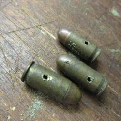 11.43 colt 45 Thompson ww2 seconde guerre percée neutralisée laiton  ou fer selon demande 45acp acp