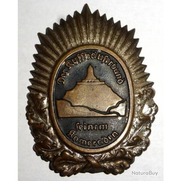 INSIGNE de la CASQUETTE ALLEMANDE de  KYFFHAUSER  du IIIme REICH. /6864