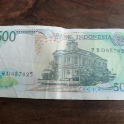 INDONESIE  500 RUPIAH Pick123 cerf cervide 1988