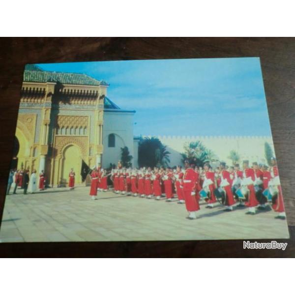 CP PAYS  MAROC  RABAT LA MUSIQUE DE LA GARDE ROYALE