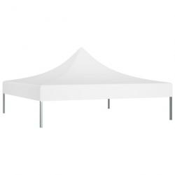 Toit de tente de réception 2x2 m Blanc 270 g/m² 315339