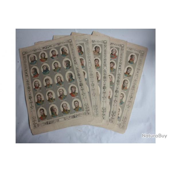 Gravures Edme Bovinet Portraits des 100 Marchaux Gnraux Empire