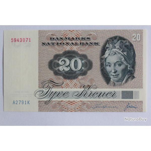 Billet 20 Kroner Danemark type 1972-1979 neuf
