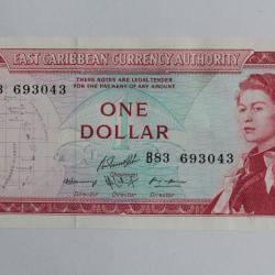 Billet 1 Dollar États des caraïbes orientales 1985-1987 neuf