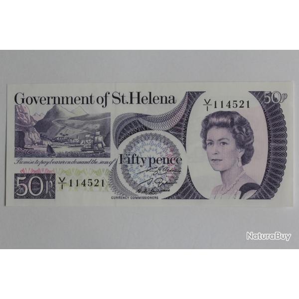 Billet 50 Pence Sainte Hlne 1979 Elisabeth II neuf