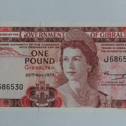 Billet 1 Pound Gibraltar 1975 neuf