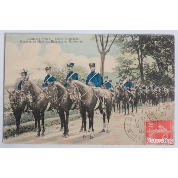 CPA Arme allemande Hussards en manoeuvre