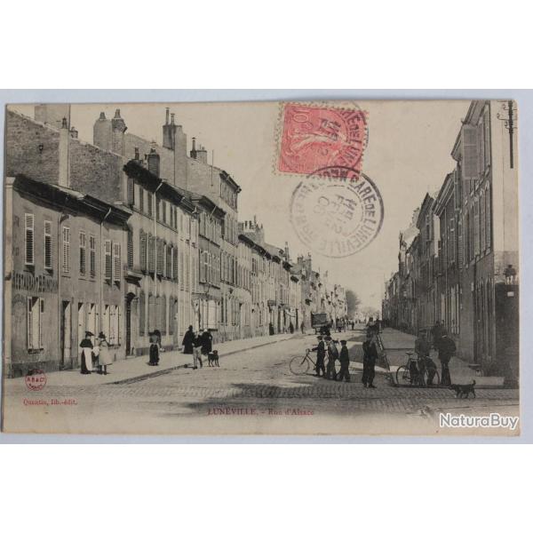 CPA Meurthe-et-Moselle Lunville Rue d'Alsace