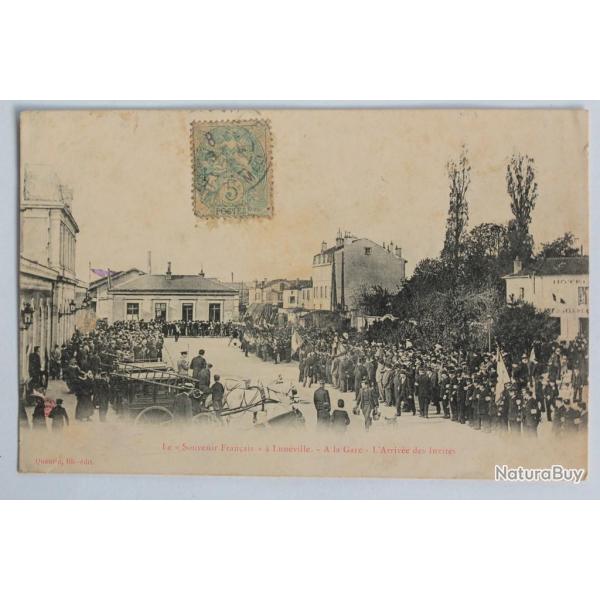 CPA Meurthe-et-Moselle Souvenir franais Lunville Arrive des invits