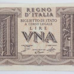 Billet 1 Lire Italie 1939 neuf