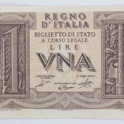 Billet 1 Lire Italie 1939 neuf