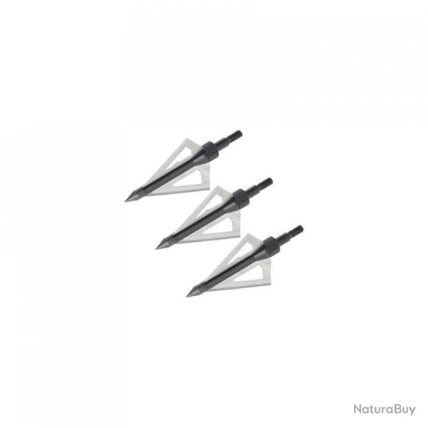 3 POINTES DE CHASSE BROADHEAD 2 POUR FLECHE NXG