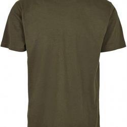 Tee-shirt de chasse - Vert armée - Tailles S à 7XL - 100% coton hypoallergénique