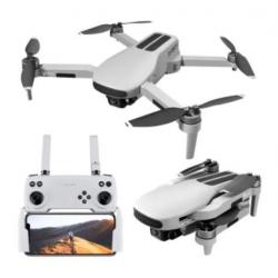 Drone HD GPS à Double Caméra WIFI Moteur sans Balai avec Deux batteries Trois Vitesses Gris