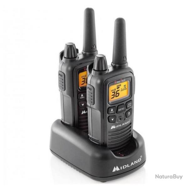 Lot de 2 - Talkie walkie Midland LXT600 - Livraison gratuite