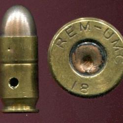 .45 ACP spécial pour revolvers américains Mle S&W 1917 et Colt 1917 - REM-UMC 17 ou 18