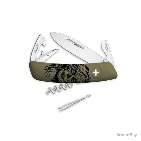 SZD03GSKUL-Couteau suisse Swiza D03 Girl Skull