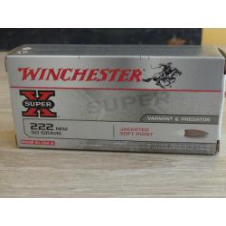 WINCHESTER 222 R SOFT POINT 50gr