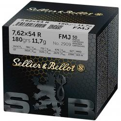 7,62x54 R FMJ 11,7g/180grs. (Calibre: 7,62x54 R)