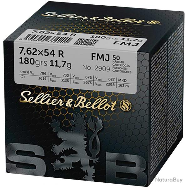 7,62x54 R FMJ 11,7g/180grs. (Calibre: 7,62x54 R)