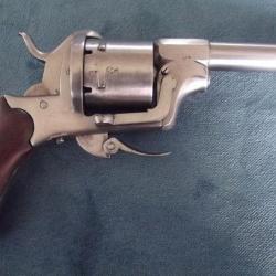 Revolver de type Galand mignon 7mm a broche fabrication Liégeoise XIXe