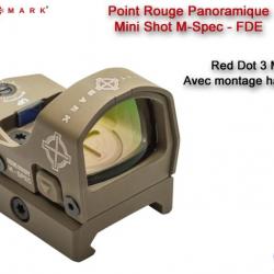 Point Rouge Sightmark Mini Shot M-Spec FMS - Sable, FDE - 3 MOA